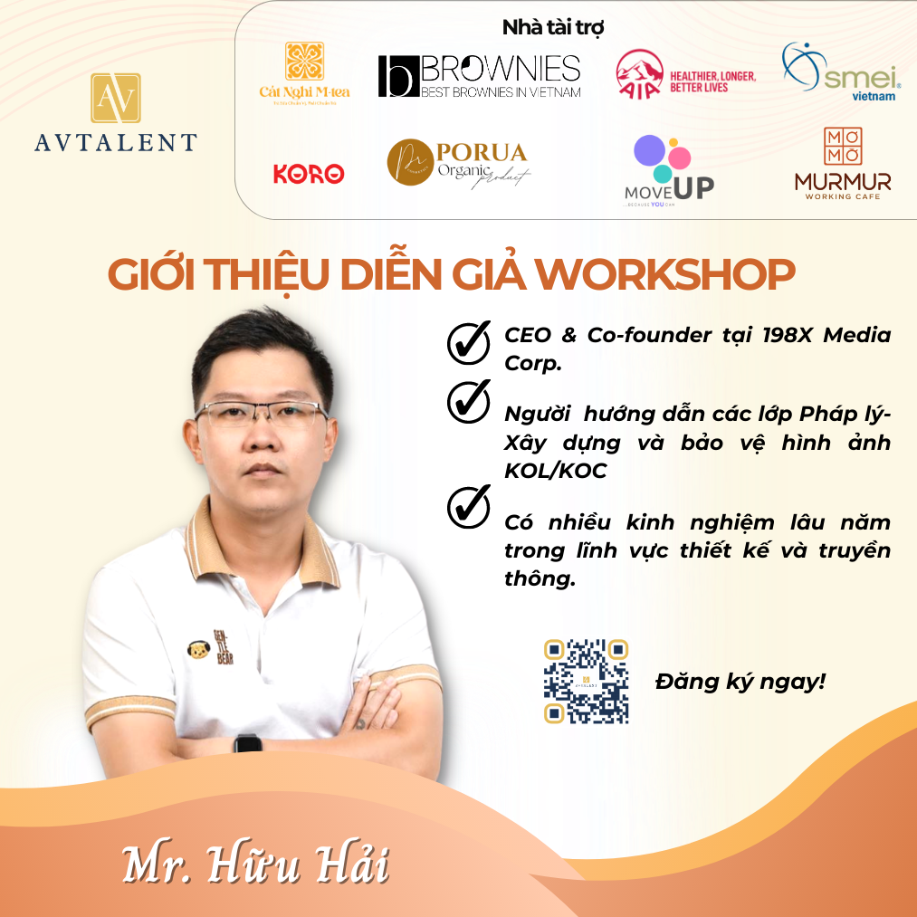 Diễn giả Ngô Hữu Hải - CEO & Co-founder của 198X Media