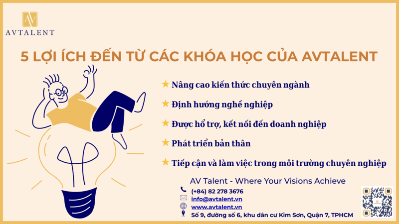 5 lợi ích đến từ các khoá học của AVTalent