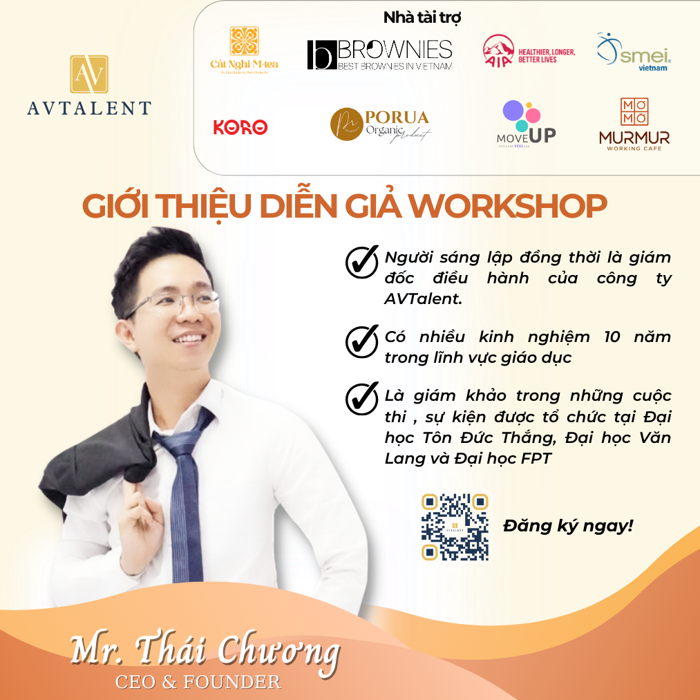 Diễn giả Phạm Thái Chương - CEO & Founder của Công ty TNHH AVTalent