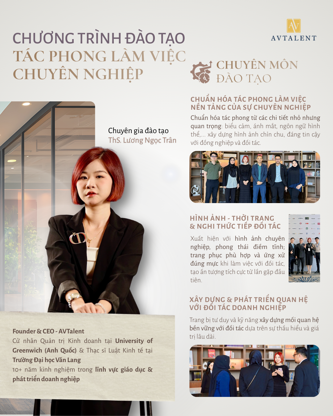 Chuyên gia đào tạo Lương Ngọc Trân